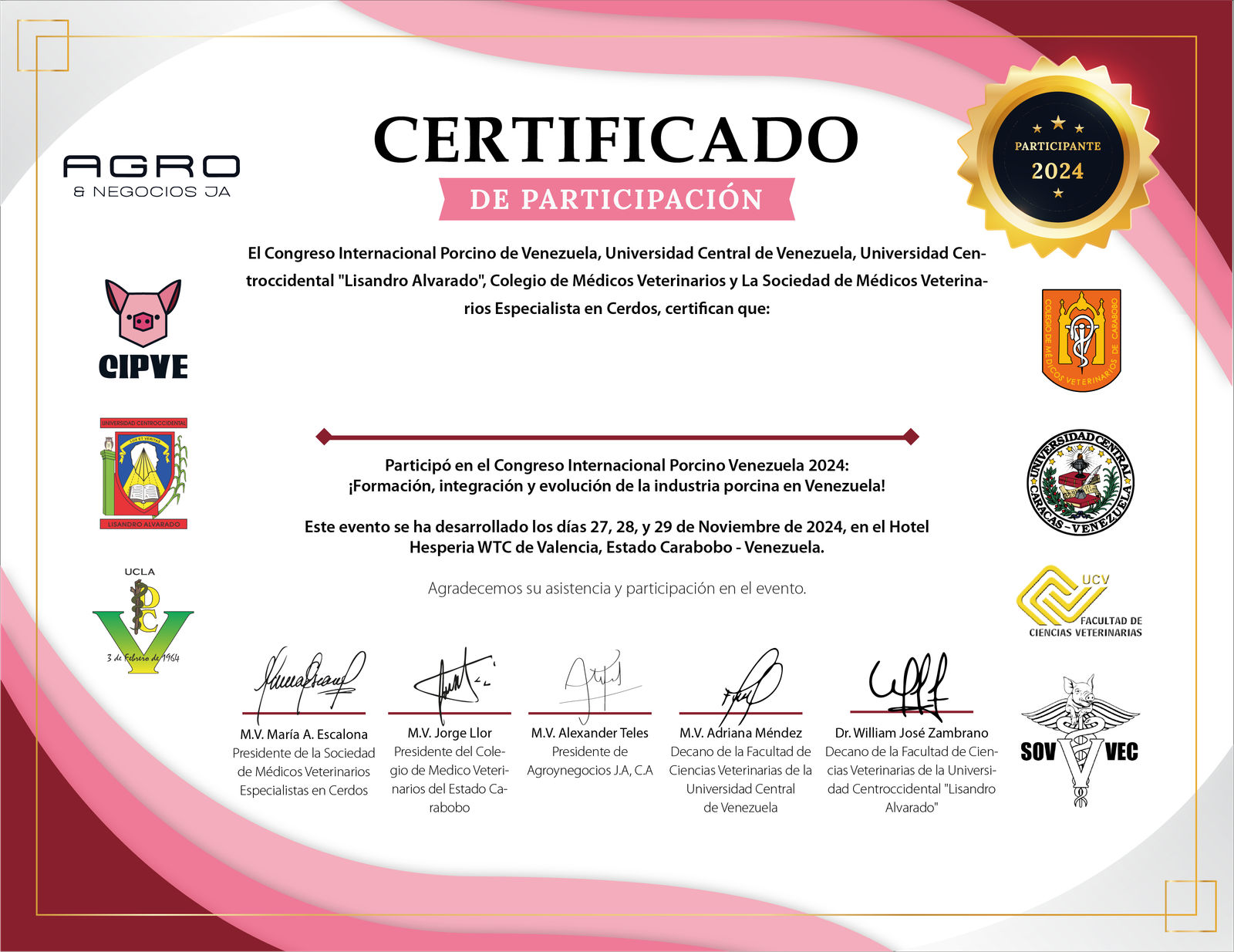 Preview del Certificado